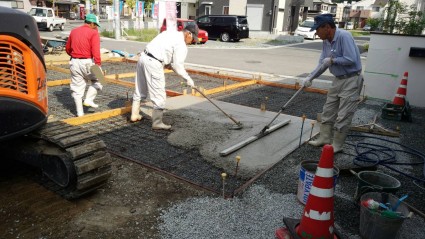 土間コン工事
