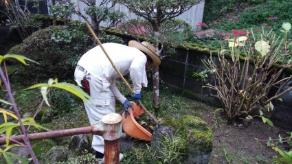 お庭の管理