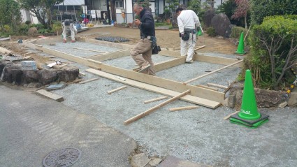 土間型枠工事