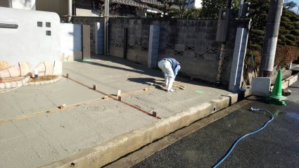 土間コン工事