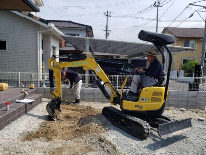 姫路市の和モダン外構