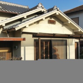ウッドデッキの縁側