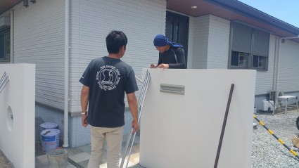 仕上げ塗り