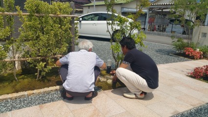 ＯＢのお客様訪問