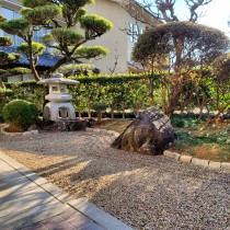 佐用町庭リフォーム|モルタル下地の化粧砂利敷 佐用町庭リフォーム|モルタル下地の化粧砂利敷