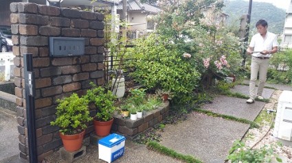 お庭のプチリフォーム