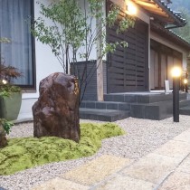 木化石の和モダン庭 佐用町 木化石の和モダン庭 佐用町