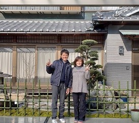 姫路市和モダン外構｜古いお庭にあった庭石を再利用したガーデンリフォーム...