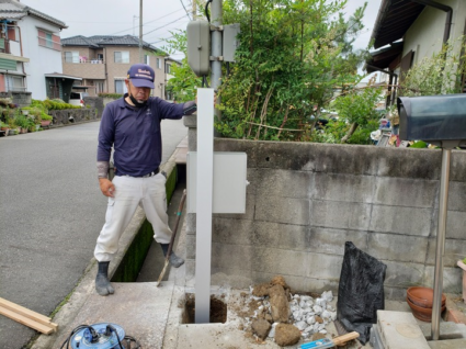 姫路市でポストを設置